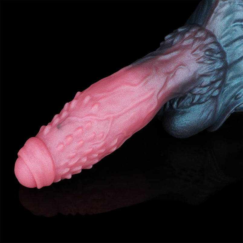 Fantasy Dragondildo Sheath Underwear - Silicone Drake Dick Penissleeve Extender Pants for Men