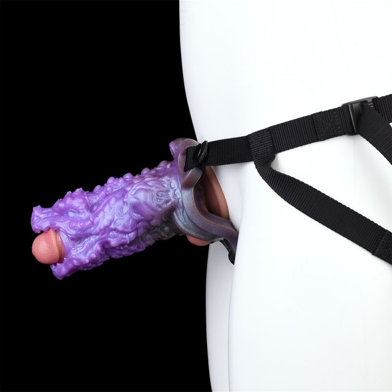 Demon Dragon Fantasy 5.5-Inch Penis Sleeve – Ferocious Cock Extender with Spiked Ridges