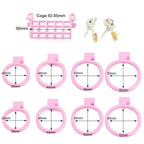 Two-Person Single Cage Chastity Lock – Full-Size Resin Shared Cage for Couples