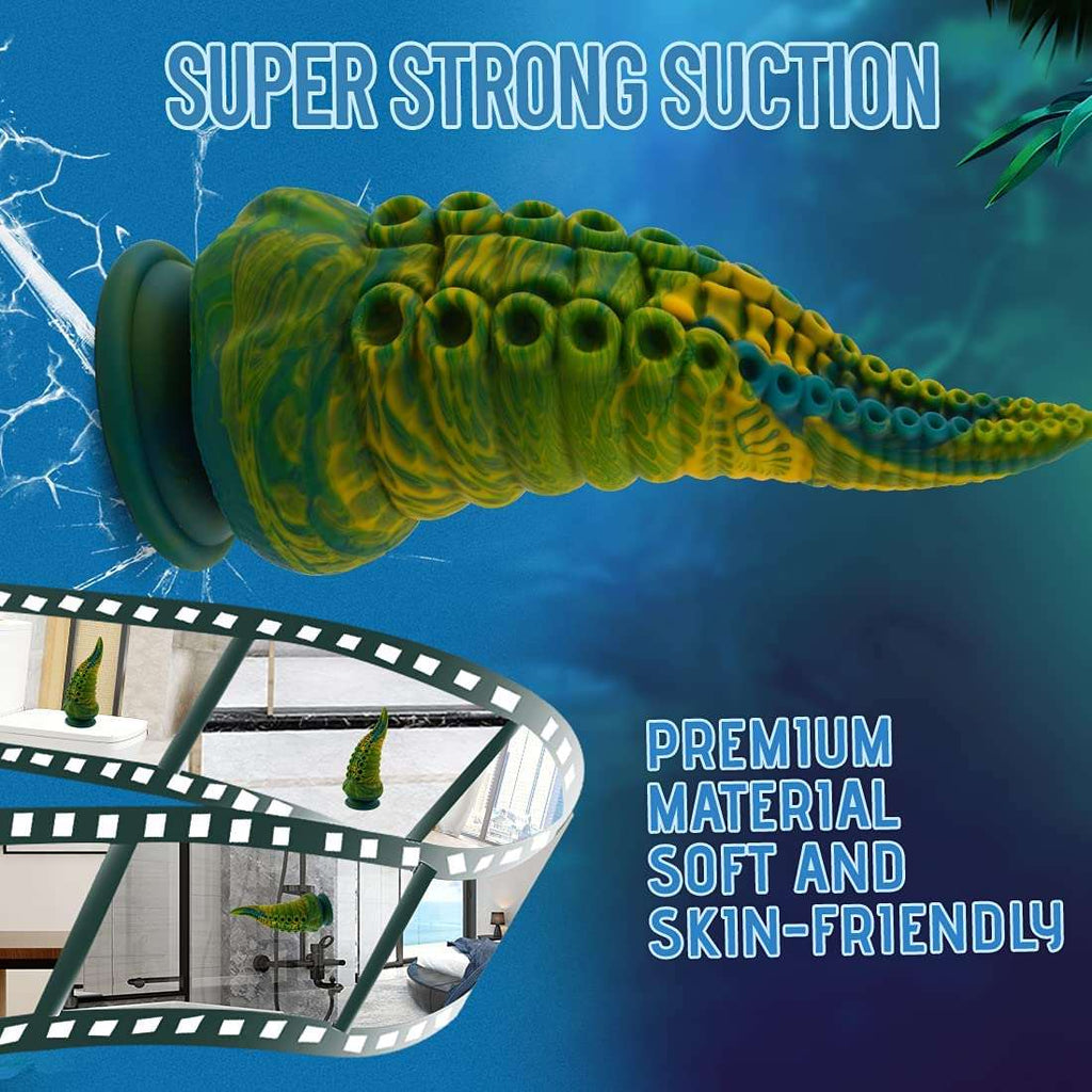 Jungle Exotic Dildo - 8.7‘’ Huge Dildos Tentacledildo Anal Orgasm with Premium Silicone