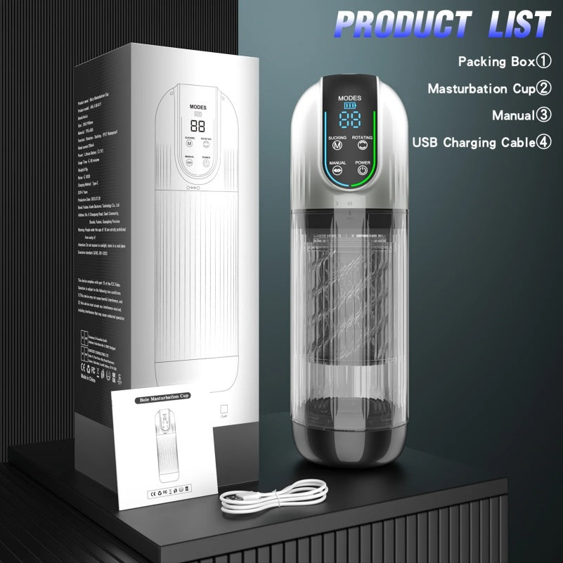 Wearable Smart Licking Blowjob Porn Device – Multi-Tech Pleasure System Sex Toys for Men