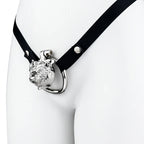 Metal Beast Tiger & Bull Chastity Cage with Bell