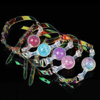 Colorful Crystal Ballgag | Soft Silicone BDSM Mouth Gag for Roleplay & Bondage Games