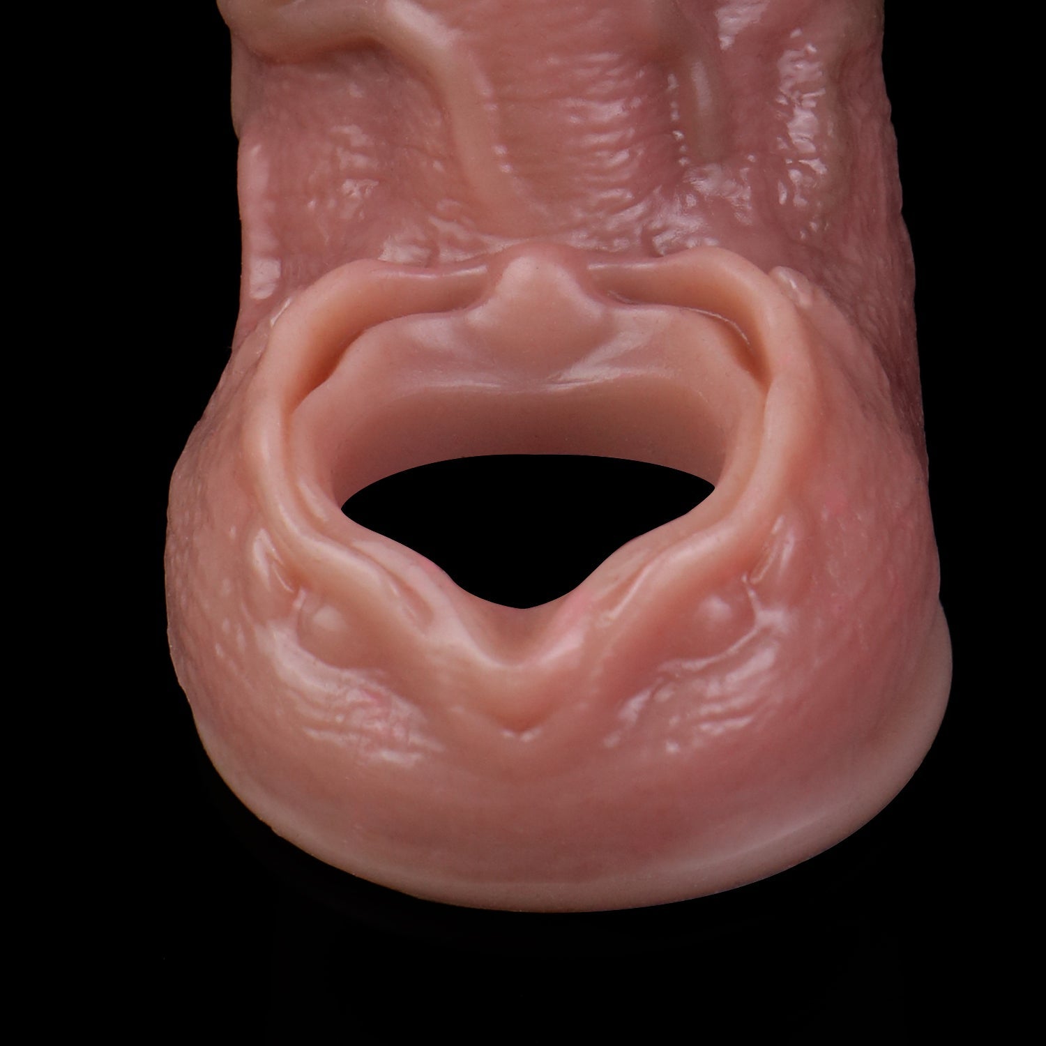 Realistic Cock Sleeve Sex Toys for Men - Lifelike Textured Big Girthy Penis Sheath Extender