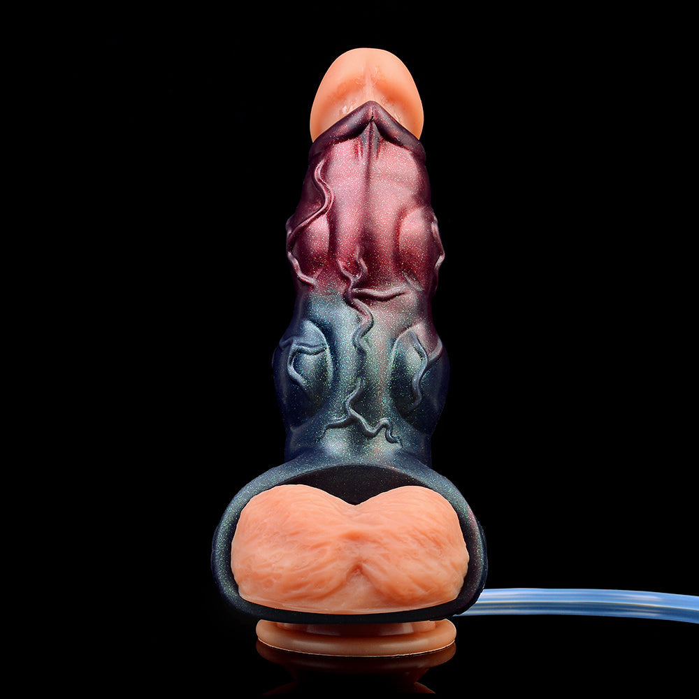 Squirting Fantasy Penis Sleeve Sheath - Monsterdildo Cumming Cocksleeve Sex Toys for Men