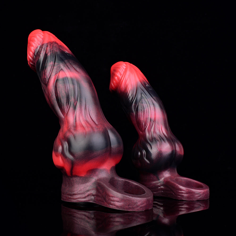 Vibrating Cock Sleeve Dragondildo Penis Sheath - Men Masturbating Extender Sex Toys
