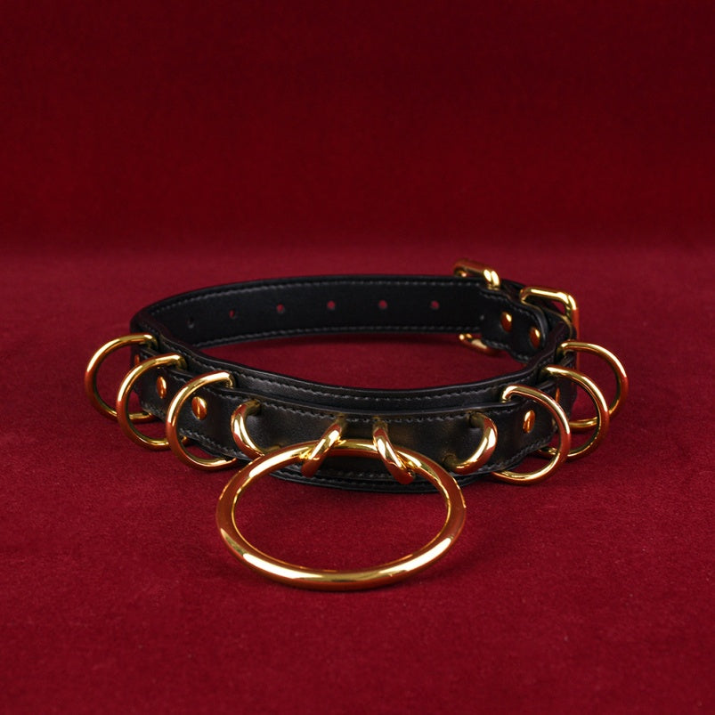 Fantasy Metalen Ring Halsband Bondage Kinky Set - Extreme Seks BDSM Speeltje voor Training en Dominantie