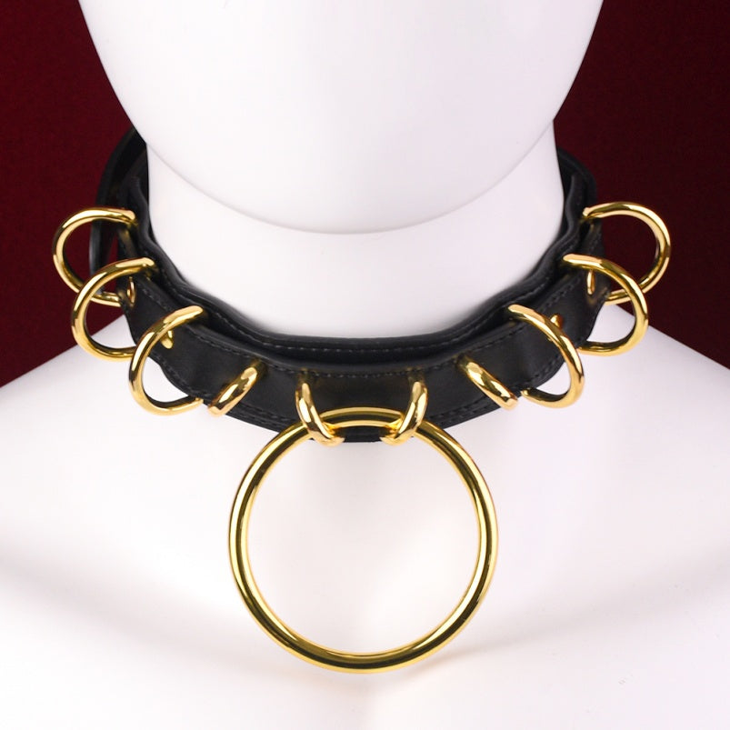 Fantasy Metalen Ring Halsband Bondage Kinky Set - Extreme Seks BDSM Speeltje voor Training en Dominantie
