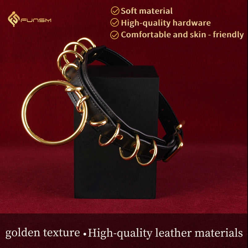 Fantasy Metalen Ring Halsband Bondage Kinky Set - Extreme Seks BDSM Speeltje voor Training en Dominantie