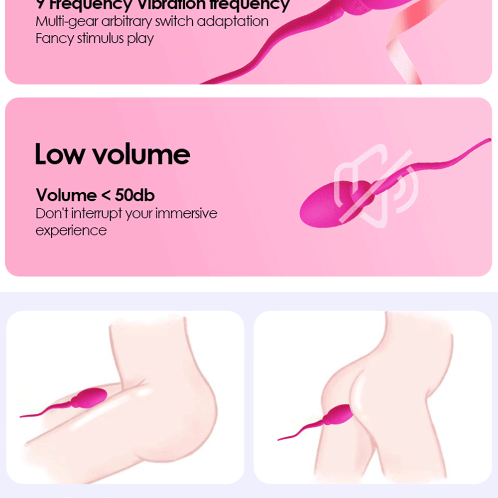 APP Controlled Vibrating Panty Egg Vibrator - Sperm G Spot Anal Sex Toys for Women