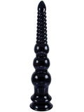 12 inch Long Dildo Butt Plug - Soft Graduated Sprial Fist Women Masturbator Powerful Sucker