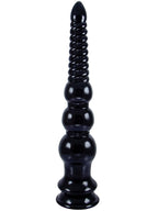12 inch Long Dildo Butt Plug - Soft Graduated Sprial Fist Women Masturbator Powerful Sucker
