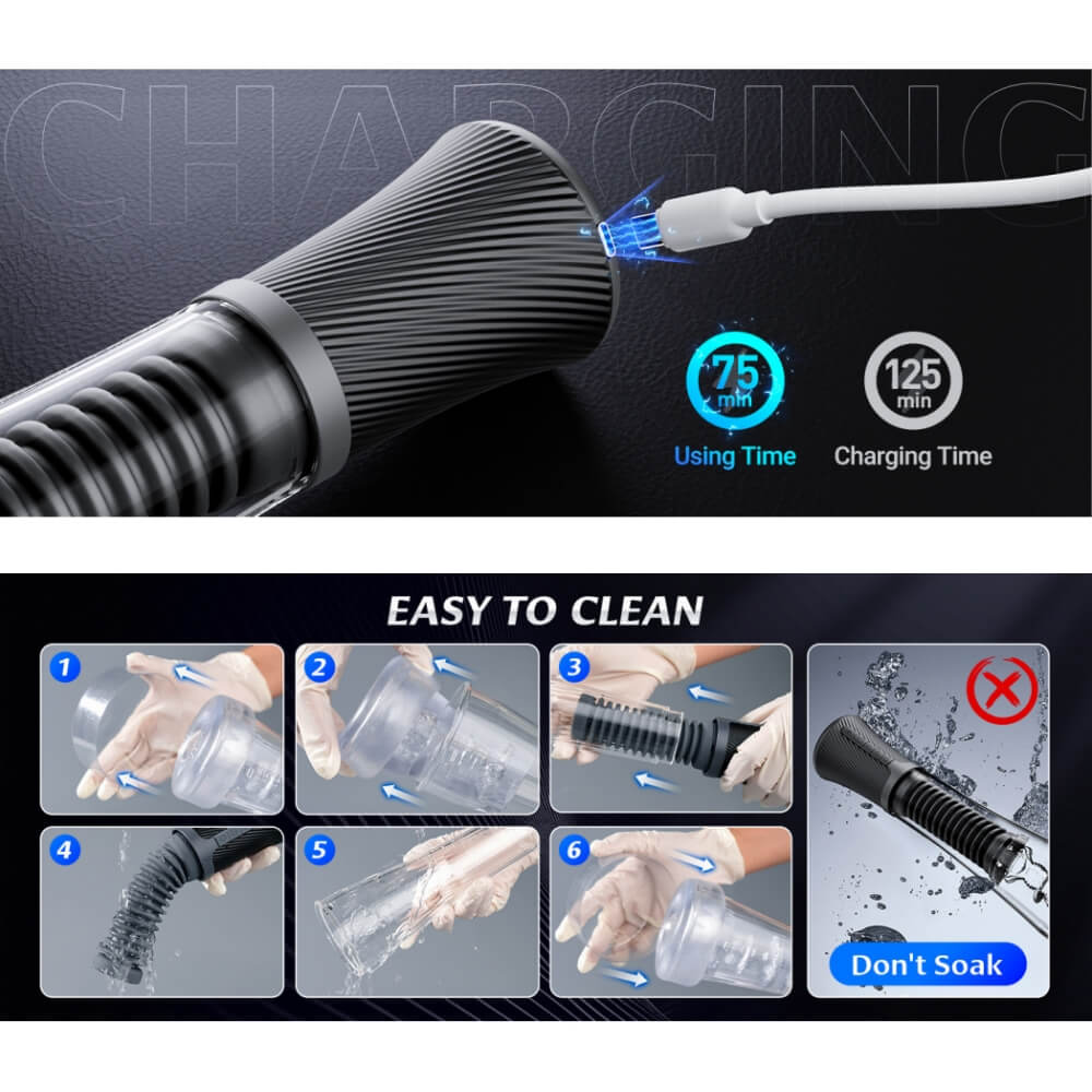 3 - IN - 1 Male Masturbator - Tarisss Sex Toy Store