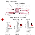 3 - Piece Clear Glass Dildo Set with Adjustable Strap - on Harness - Small/Medium/Large - Tarisss Sex Toy Store
