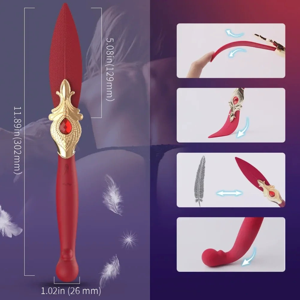 Fantasy Handle-Style G-Spot Vibrating Wand - Female Vaginal Stimulation Massage Toy