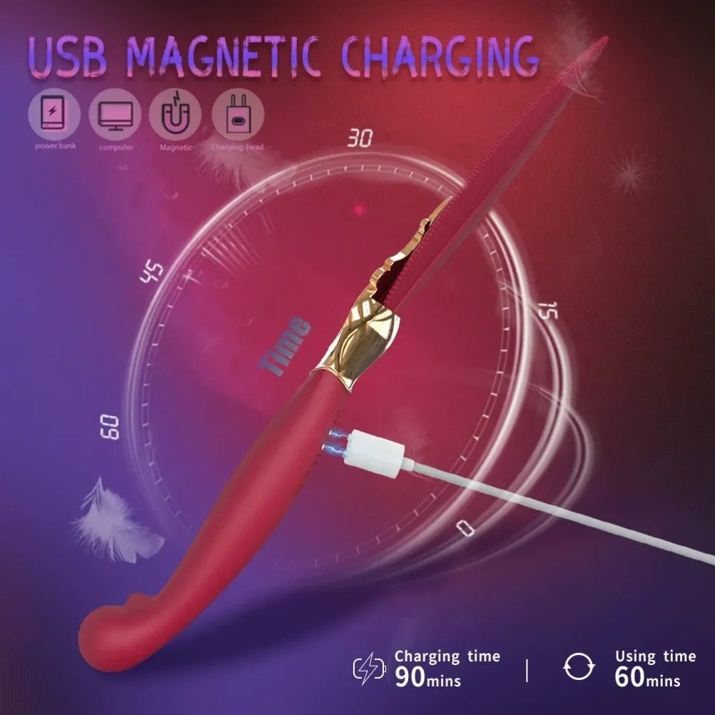 Fantasy Handle-Style G-Spot Vibrating Wand - Female Vaginal Stimulation Massage Toy