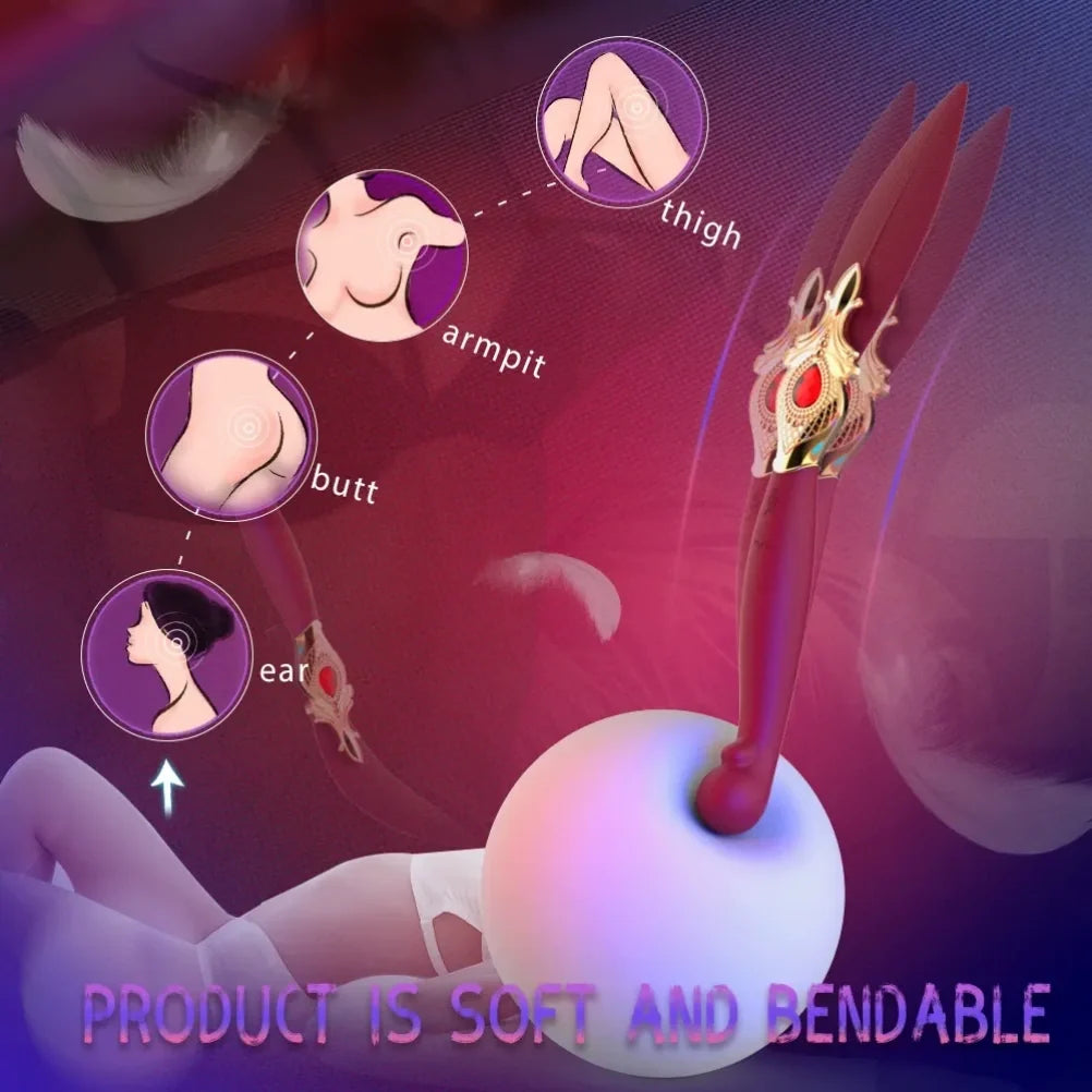 Fantasy Handle-Style G-Spot Vibrating Wand - Female Vaginal Stimulation Massage Toy