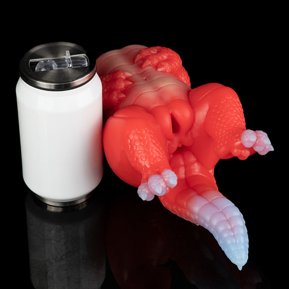 Fire Dragon Mini Sex Doll - Fantasy Silicone Anime Realistic Dinosaur Mens Masturbation Toy