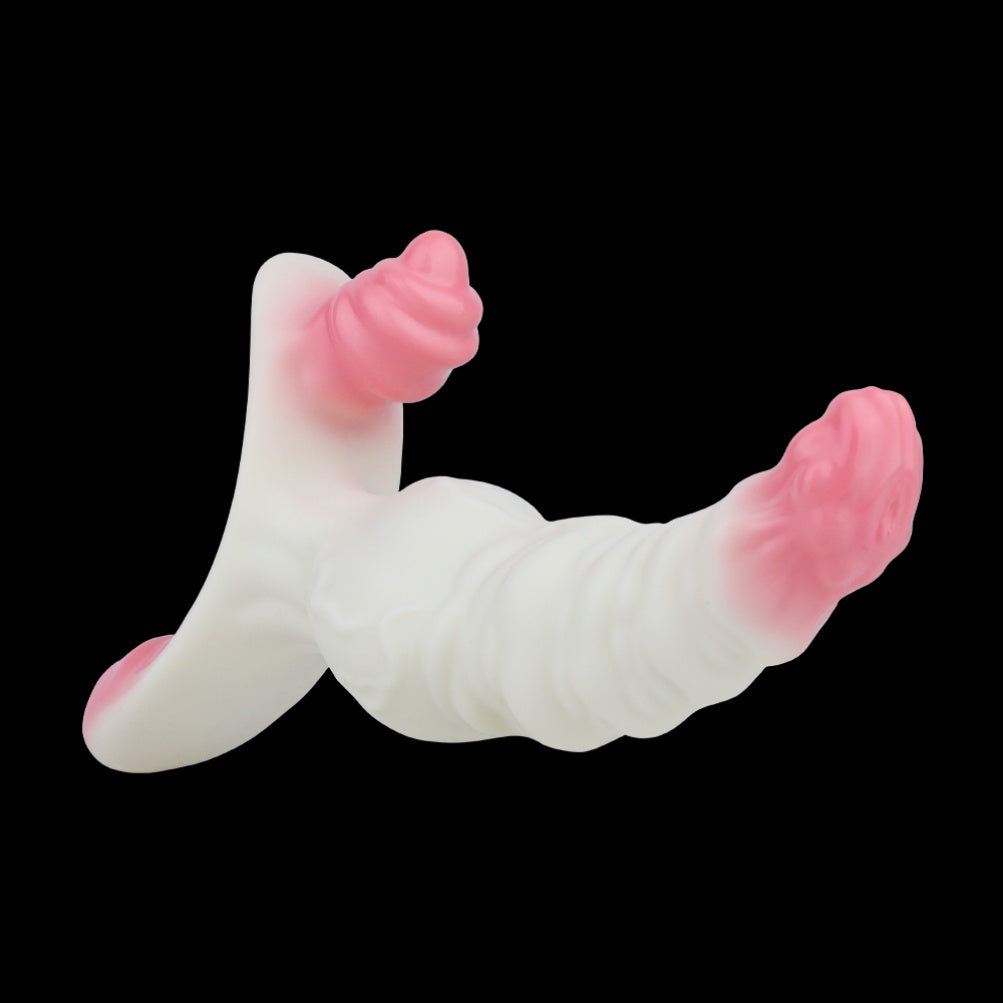 Dog Knot Dildo – Platinum Silicone Fantasy Knotted Toy | Regular & Vibrating 3-Motor + 42°C Heat | Domlust