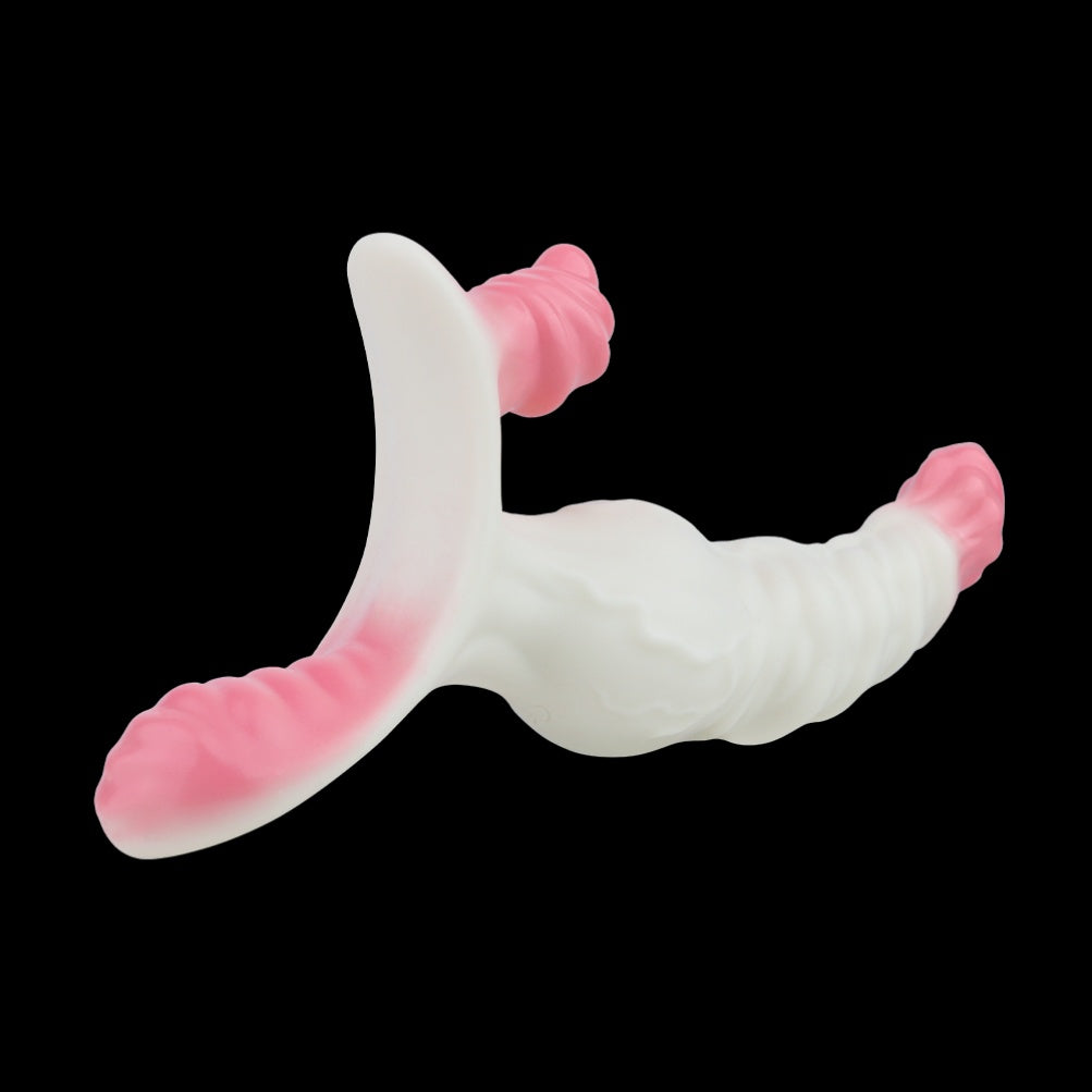 Dog Knot Dildo – Platinum Silicone Fantasy Knotted Toy | Regular & Vibrating 3-Motor + 42°C Heat | Domlust