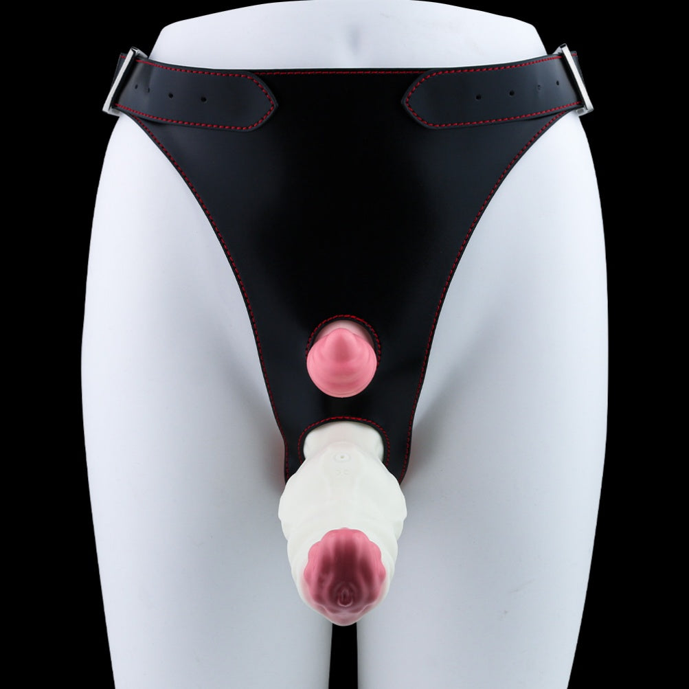 Dog Knot Dildo – Platinum Silicone Fantasy Knotted Toy | Regular & Vibrating 3-Motor + 42°C Heat | Domlust
