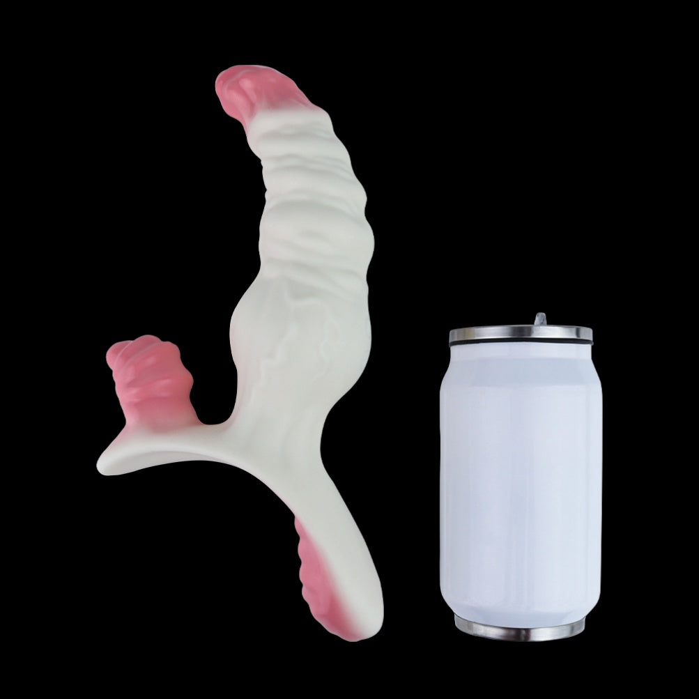 Dog Knot Dildo – Platinum Silicone Fantasy Knotted Toy | Regular & Vibrating 3-Motor + 42°C Heat | Domlust