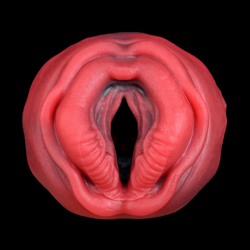 Abyss Holy Grail – Alien Pocket Pussy Platinum Silicone | Textured Male Masturbator | Domlust