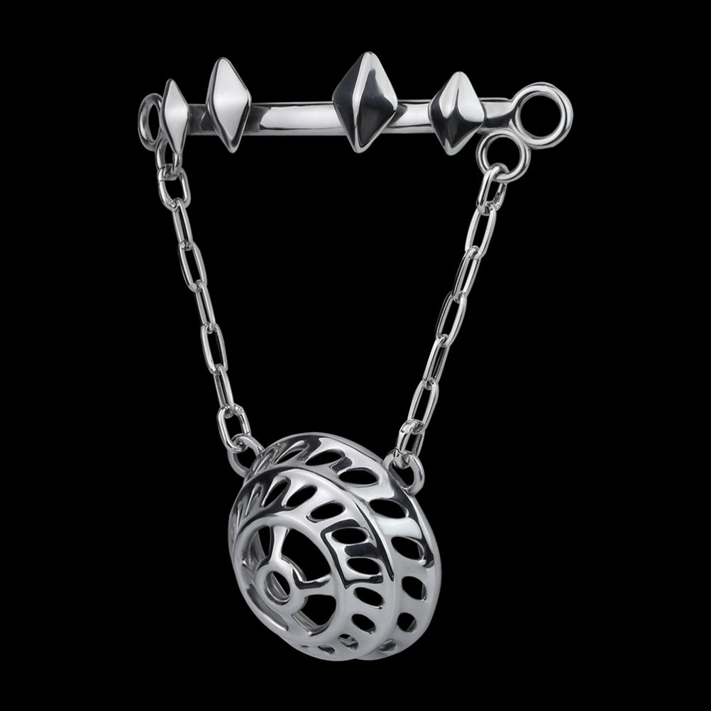 Stainless Steel Metal Dome Strap-on BDSM Toys – Bettie Bondage Male Tease Underwear