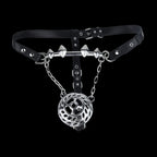 Stainless Steel Metal Dome Strap-on BDSM Toys – Bettie Bondage Male Tease Underwear