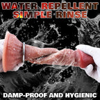 Ovipositor Dildo | Realistic Flesh Texture Egg-Laying Fantasy Dildo | Platinum Silicone Sex Toy for Women