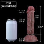 Ovipositor Dildo | Realistic Flesh Texture Egg-Laying Fantasy Dildo | Platinum Silicone Sex Toy for Women