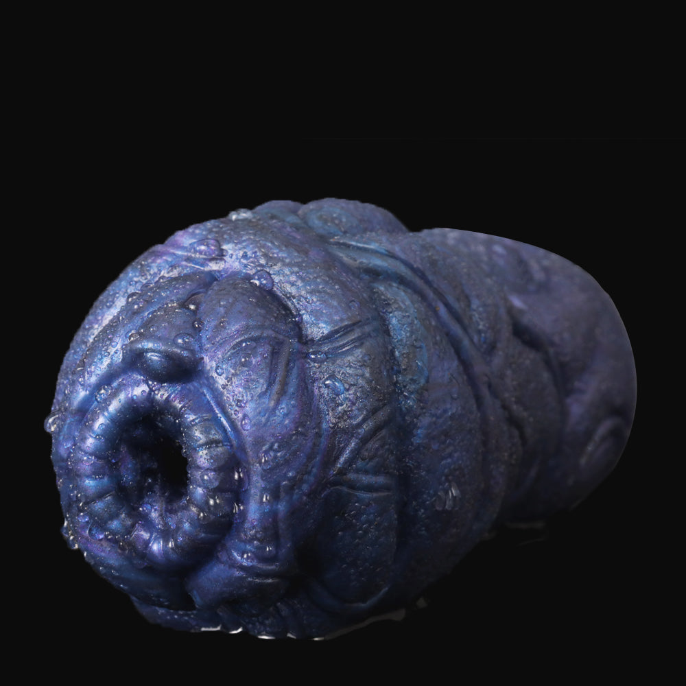 Fantasy Bull Pocket Pussy | Dark Blue Silicone Masturbator with Adjustable Suction — Domlust