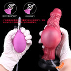 Squirting Inflatable Monster Dildo Women Sexual Toy - Suction Cup Fantasy Female Masturbation