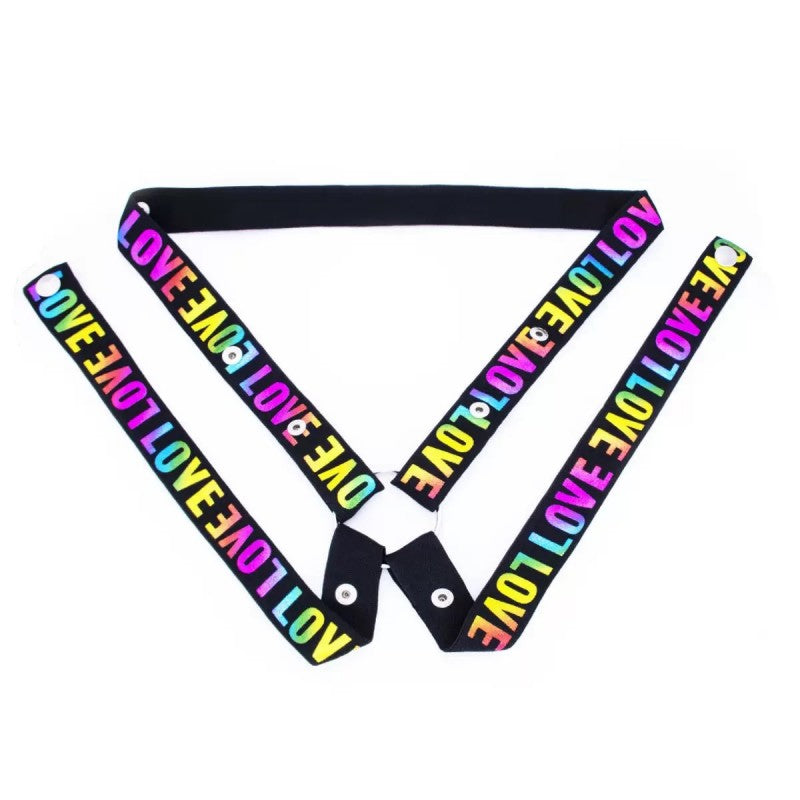 Three-Way Support Strap | Sparkle Series Adjustable Support Harness with LOVE Design