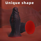 Domlust Giant Black Fist Dildo – Platinum Silicone 2.8" Monster Fisting Toy Anal & Vaginal Fetish Sex Toy