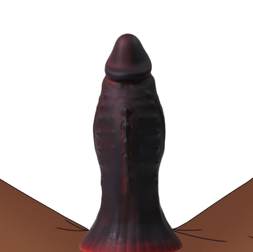 Domlust Giant Black Fist Dildo – Platinum Silicone 2.8" Monster Fisting Toy Anal & Vaginal Fetish Sex Toy