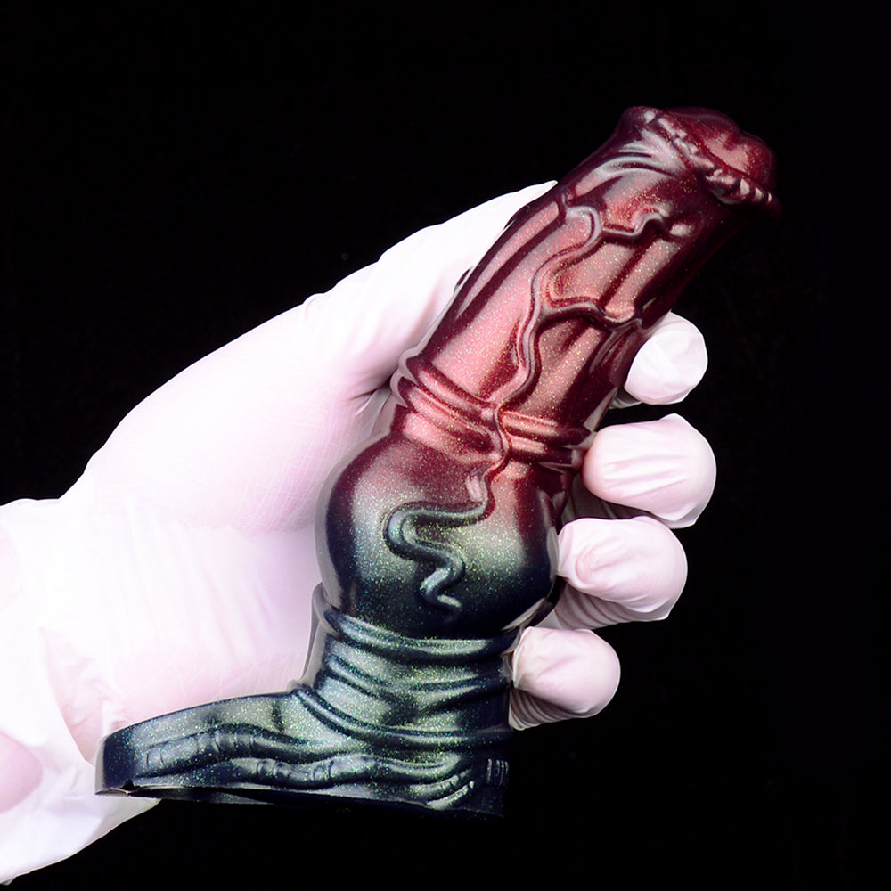 Fantasy Horse Knot Cock Sleeve – Silicone Penis Extender with Ring for Delay & Size Enhancement