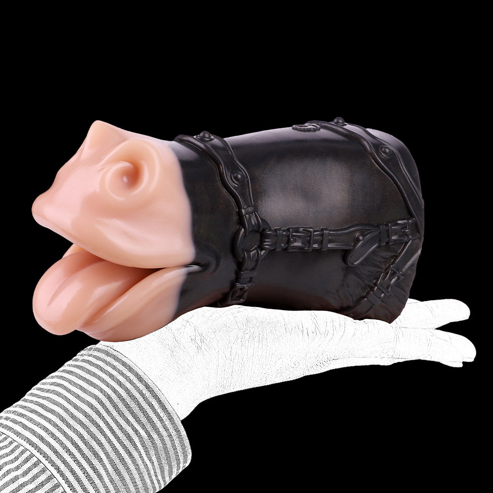 Horse Mouth Pocket Pussy – Fantasy Beast Oral Sex Masturbator | Domlust Fetish Silicone