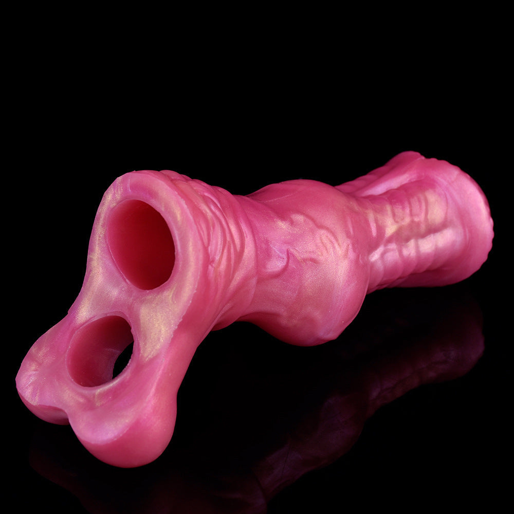Fantasy Horse Knot Penis Sleeve – Soft Silicone Cock Extender for Stamina, Girth & Intense Sensation