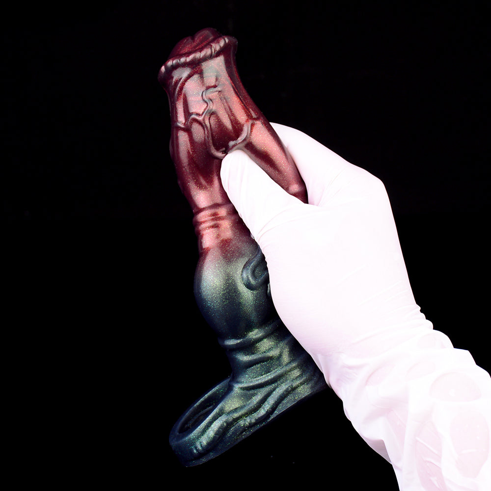 Fantasy Horse Knot Cock Sleeve – Silicone Penis Extender with Ring for Delay & Size Enhancement