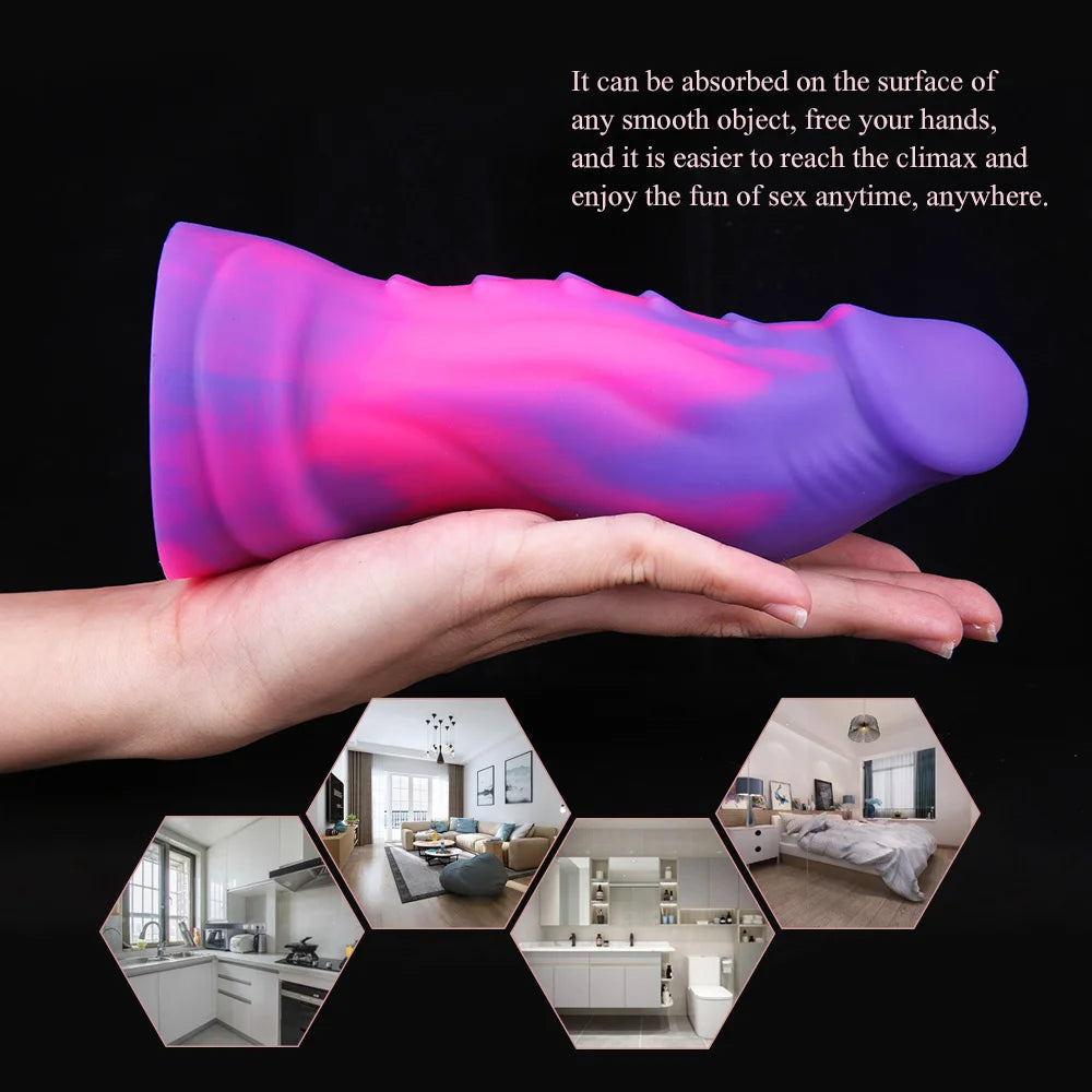 Exotic Dragon Dildo Anal Butt Plug - Monster Creature Cock Women Masturbation Sex Toy
