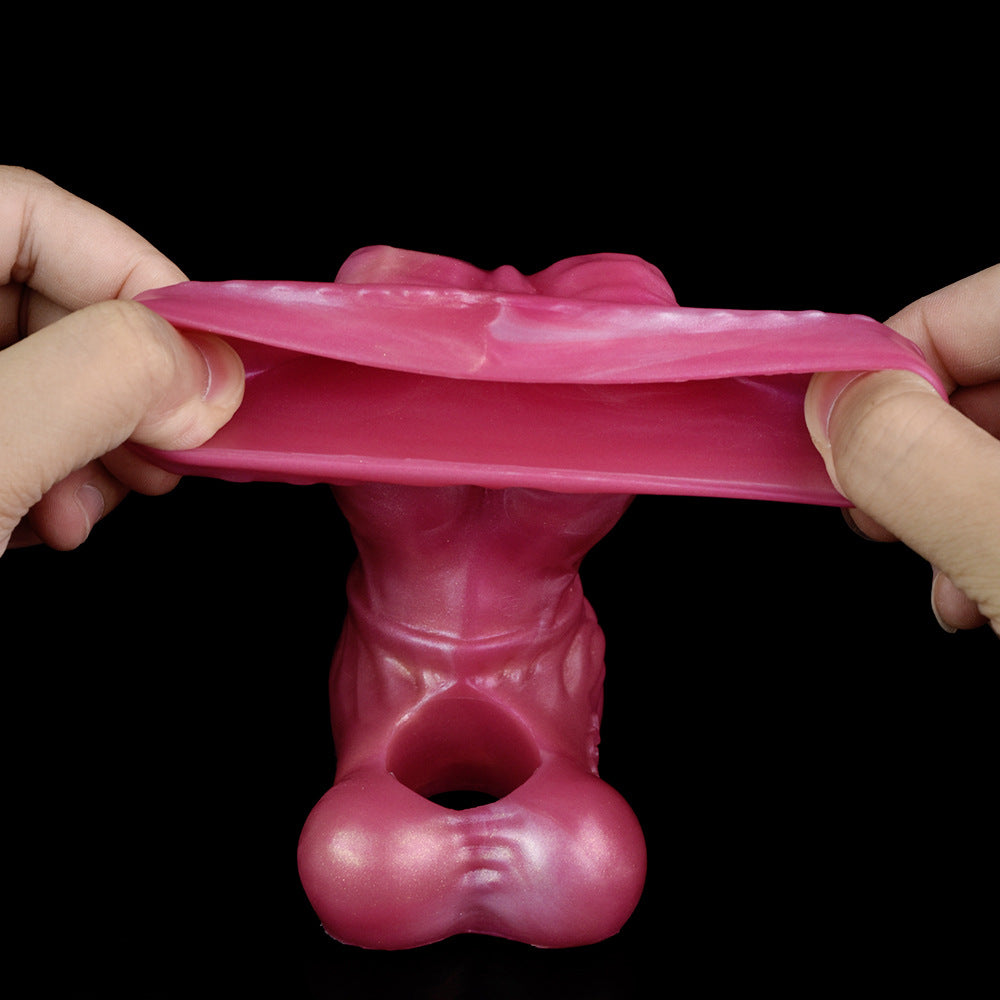 Fantasy Horse Knot Penis Sleeve – Soft Silicone Cock Extender for Stamina, Girth & Intense Sensation