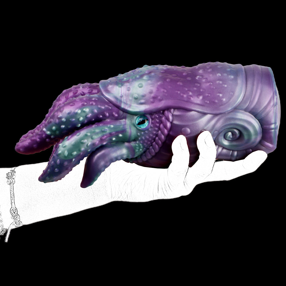 Nautilus Tentacle Pocket Pussy – 3-in-1 Silicone Masturbator with Anal Plug & Tentacle Dildo | Domlust
