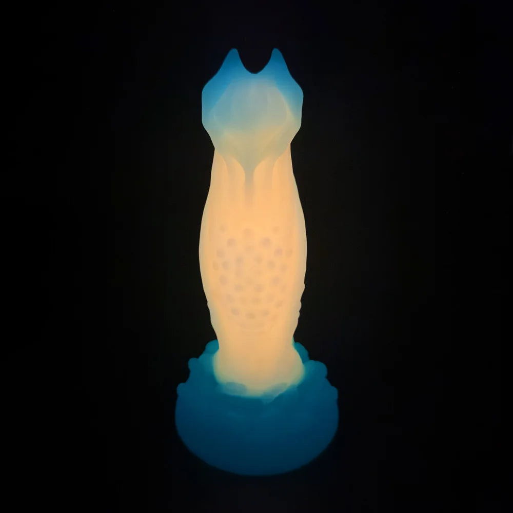 Alien Monster Dildo Butt Plug - Luminous Silicone Anal Dildo Male Female Sex Toys