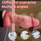Thick Squirting Dildo – 2.64" Girth Dual Density Platinum Silicone | NobleSculpt G-Spot