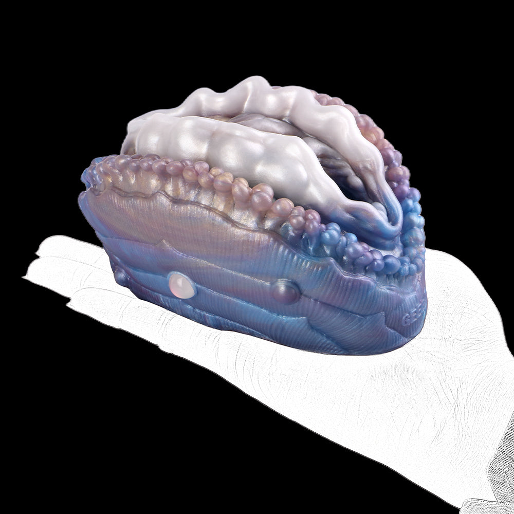 Fantasy Abalone Pocket Pussy – Premium Platinum Silicone Masturbator Sleeve for Men