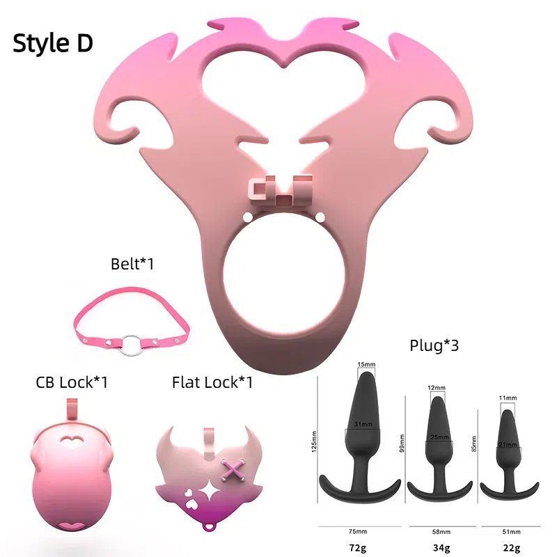 Angel 3D Sissy Chastity Cage SL25001