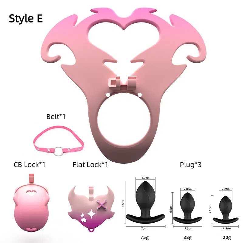 Angel 3D Sissy Chastity Cage SL25001