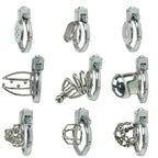 All-Metal Adjustable Chastity Device – Lightweight 100g, 40–63mm Fit