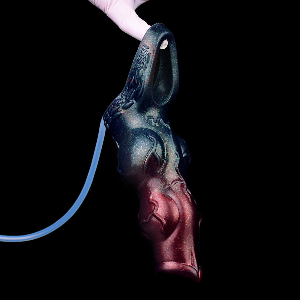 Squirting Fantasy Penis Sleeve Sheath - Monsterdildo Cumming Cocksleeve Sex Toys for Men